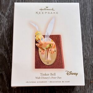 Hallmark Keepsake 2007 Disney Tinker Bell Peter Pan Keyhole Christmas Ornament